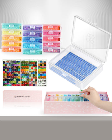 Forever Young Containers Trays : 15pcs Containers Trays & Gift Box