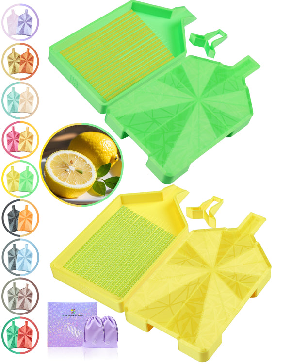 Forever Young Trays: 2-Pack Set - Sunlit Lemon