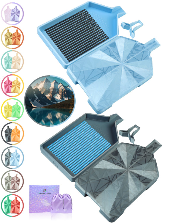 Forever Young Trays: 2-Pack Set - Alpine Lake