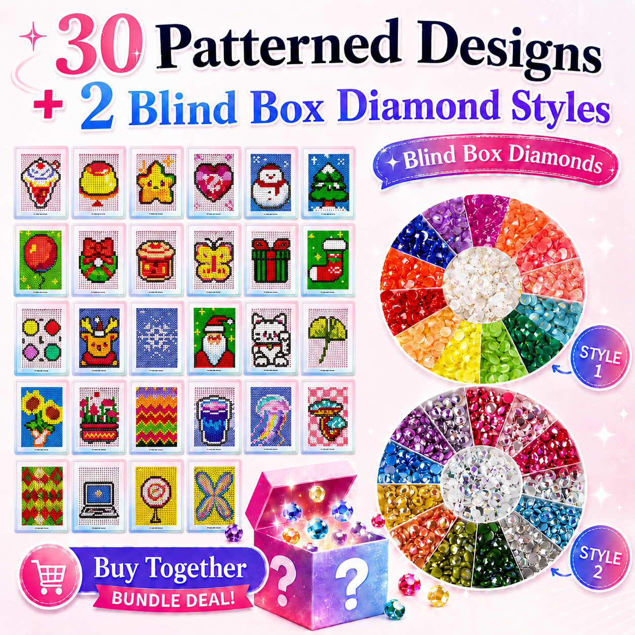 Minigem® : 3-Inch Mini Card Collection + Mystery Diamond Bundle