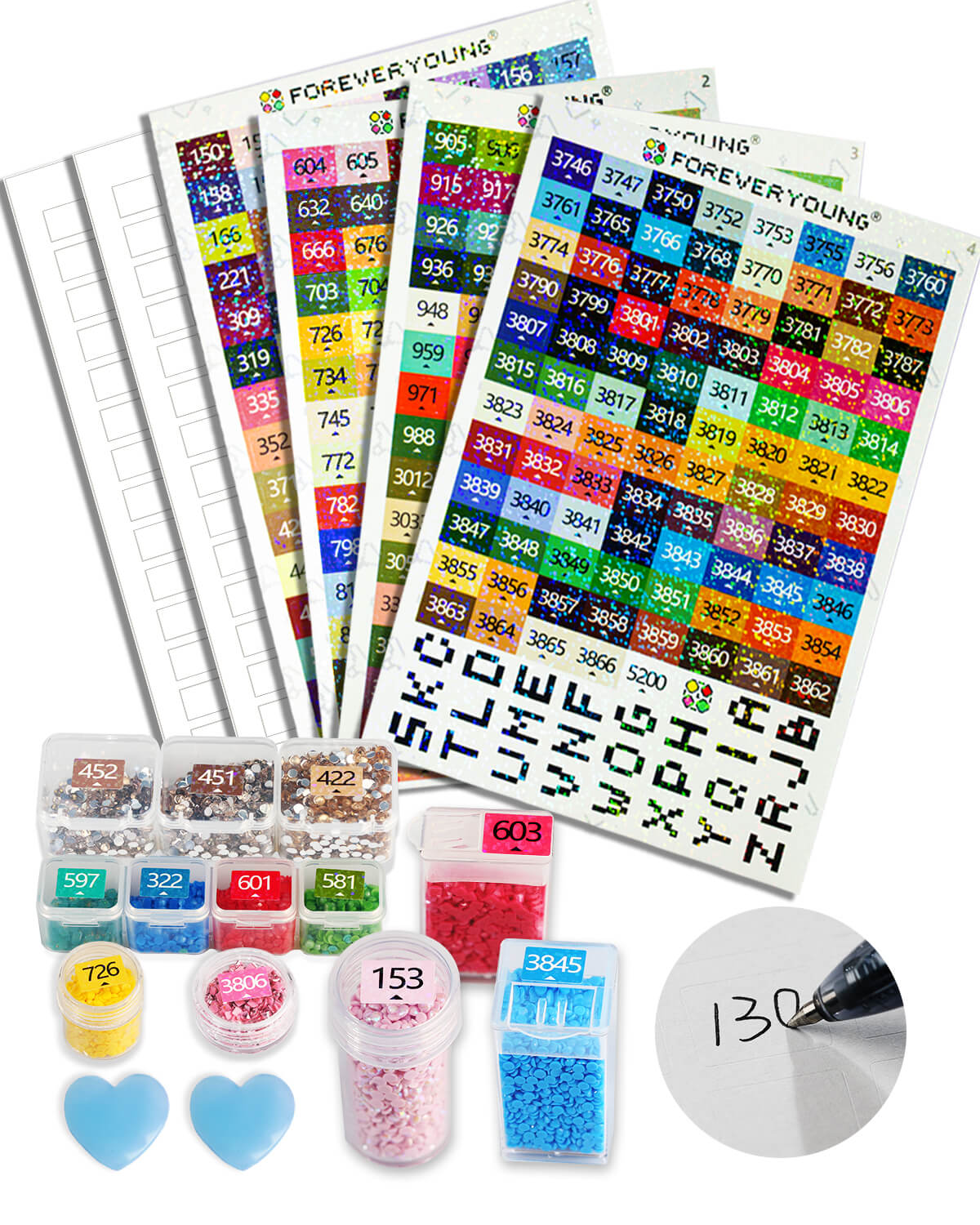 Diamond Painting Square Label