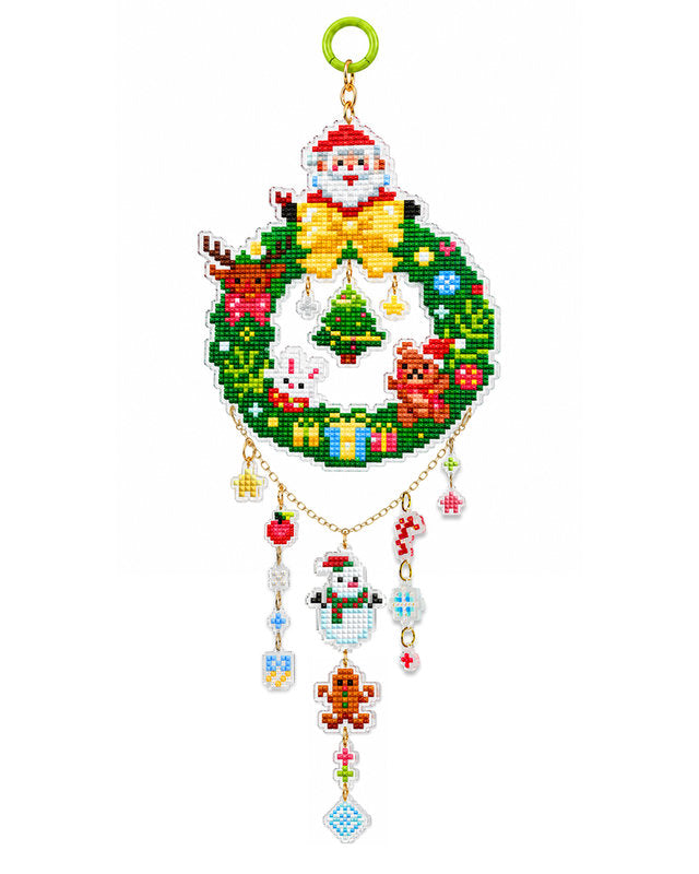 Merry Christmas Diamond Art Hanging Kits for Adults