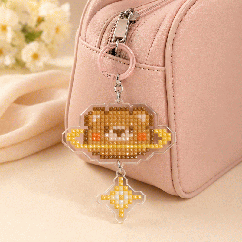 Lumigem DIY Diamond Painting Animal Keychains