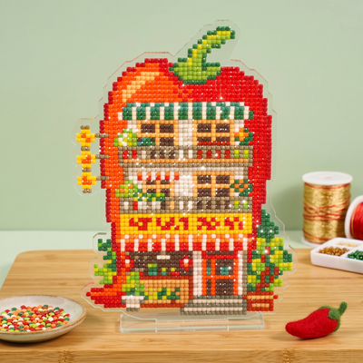 LumiGem Spicy Hot Pot Shop Diamond Painting Stand