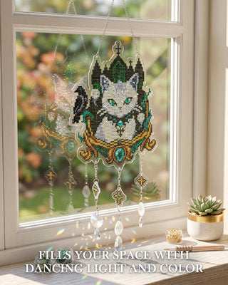 LumiGem Suncatcher Soulbound Cat