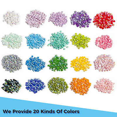 20 Colors AB Diamond Painting Beads, 4000pcs - Forever Young®️ DIY -