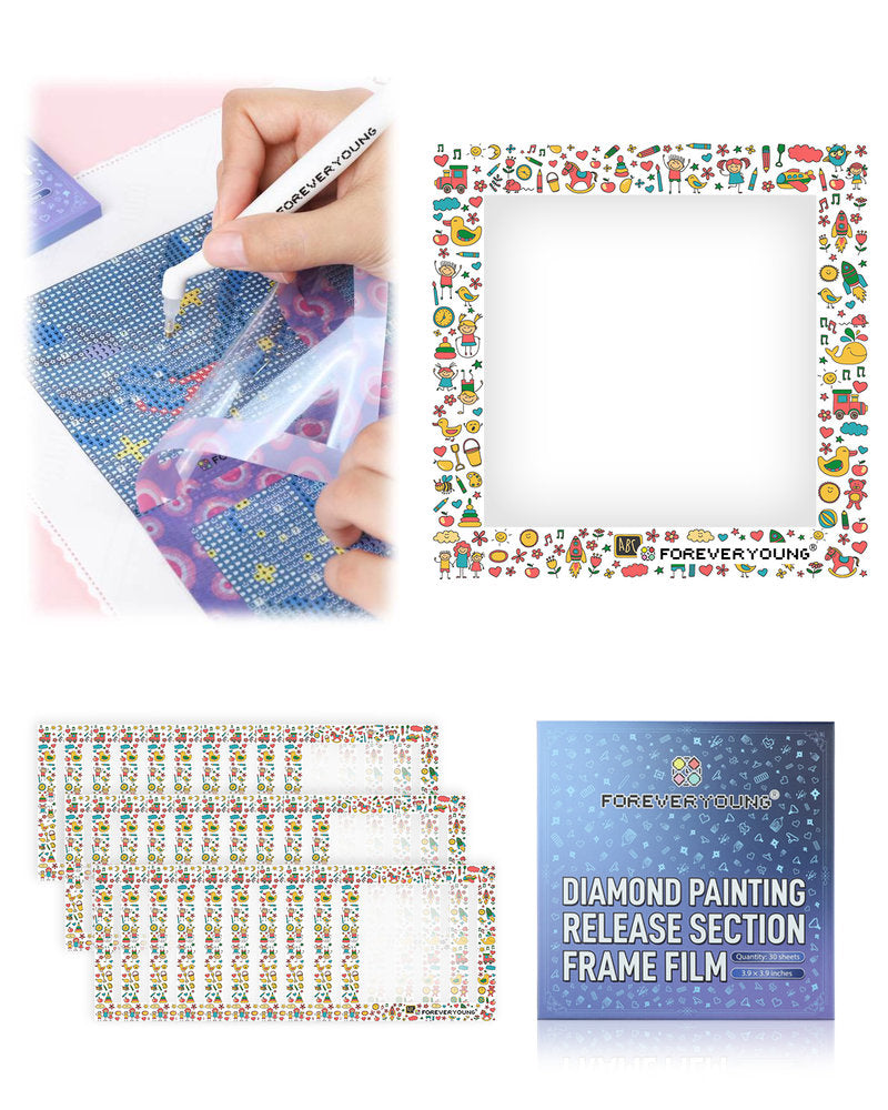ZoneMaster 2 (Vibrant & Playful)-Diamond Painting Reusable Release Paper Sheets