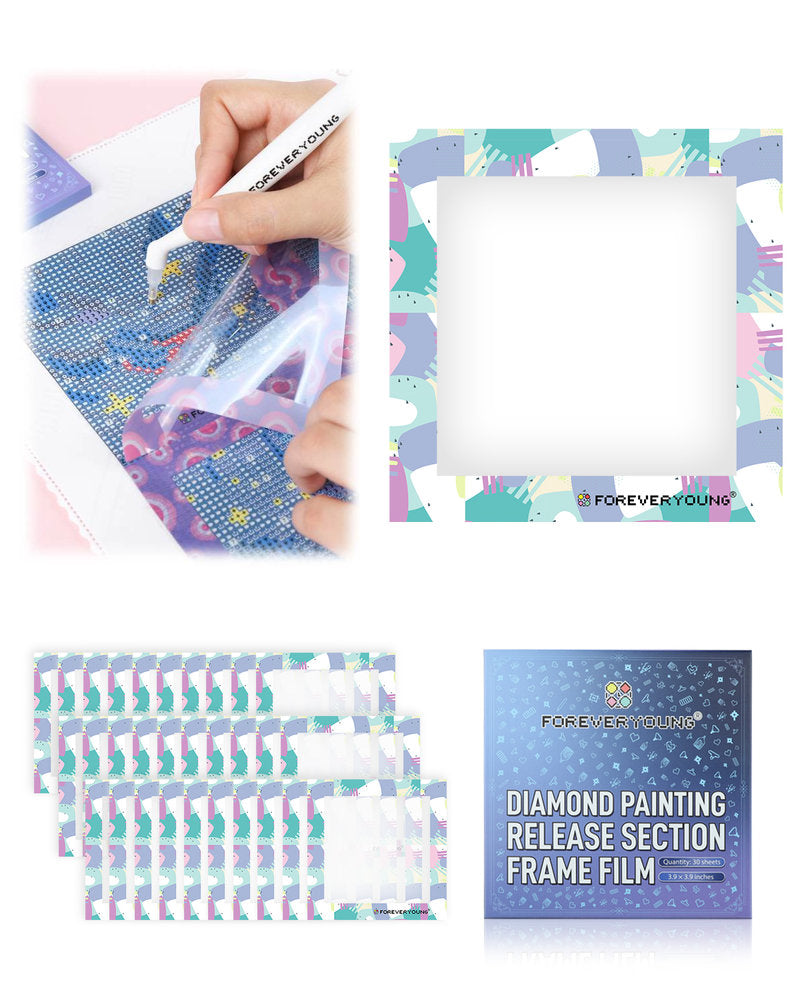 ZoneMaster 2 (Vibrant & Playful)-Diamond Painting Reusable Release Paper Sheets