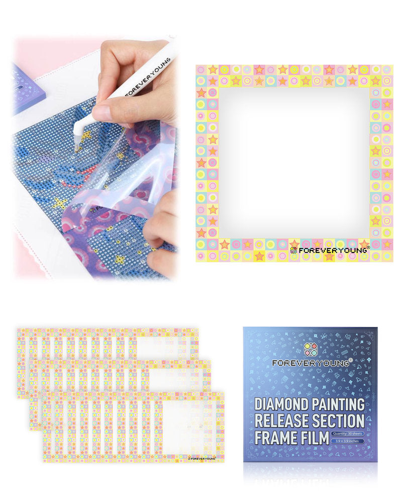 ZoneMaster 2 (Vibrant & Playful)-Diamond Painting Reusable Release Paper Sheets