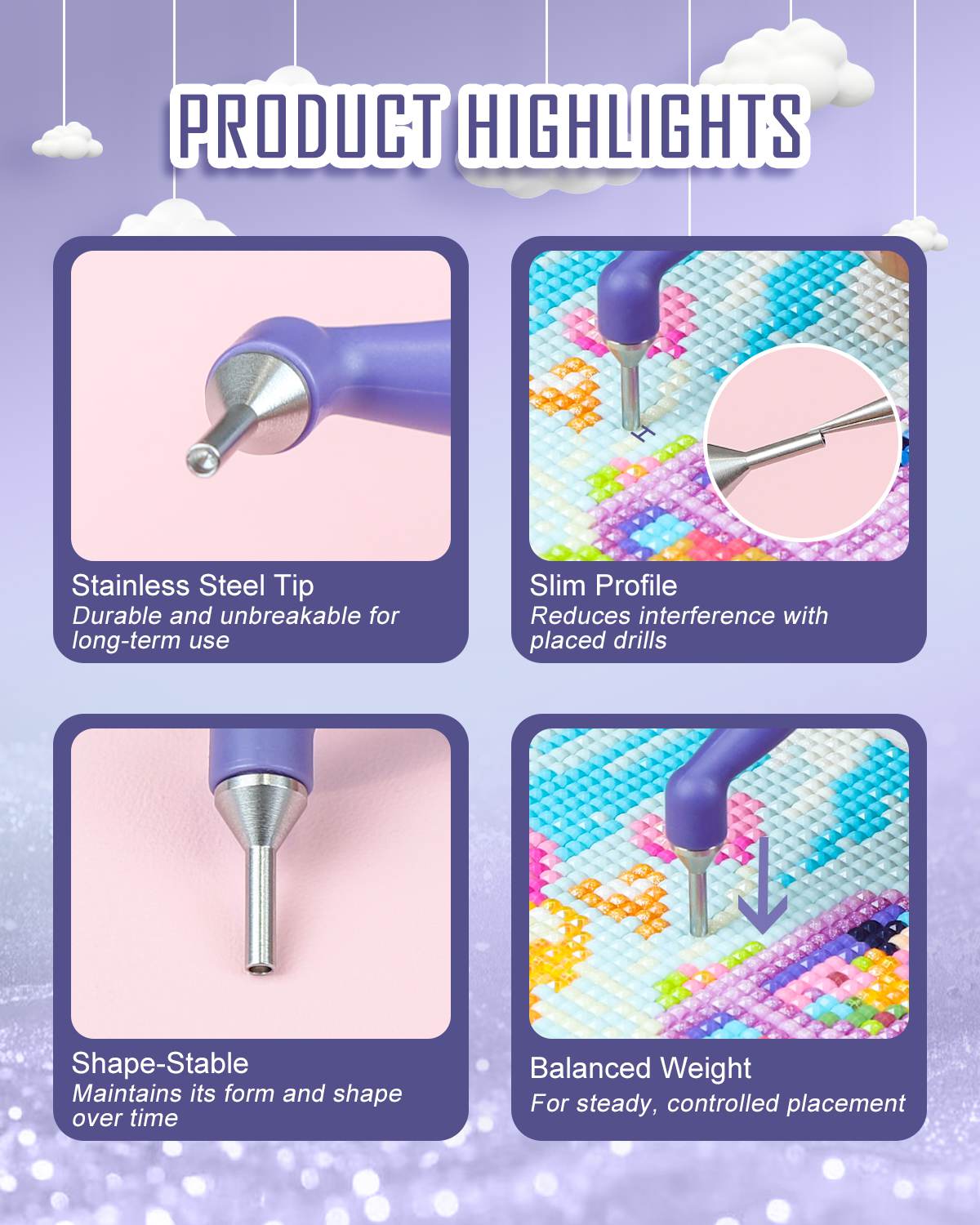 ForeverYoung Stainless Steel Diamond Painting Tip