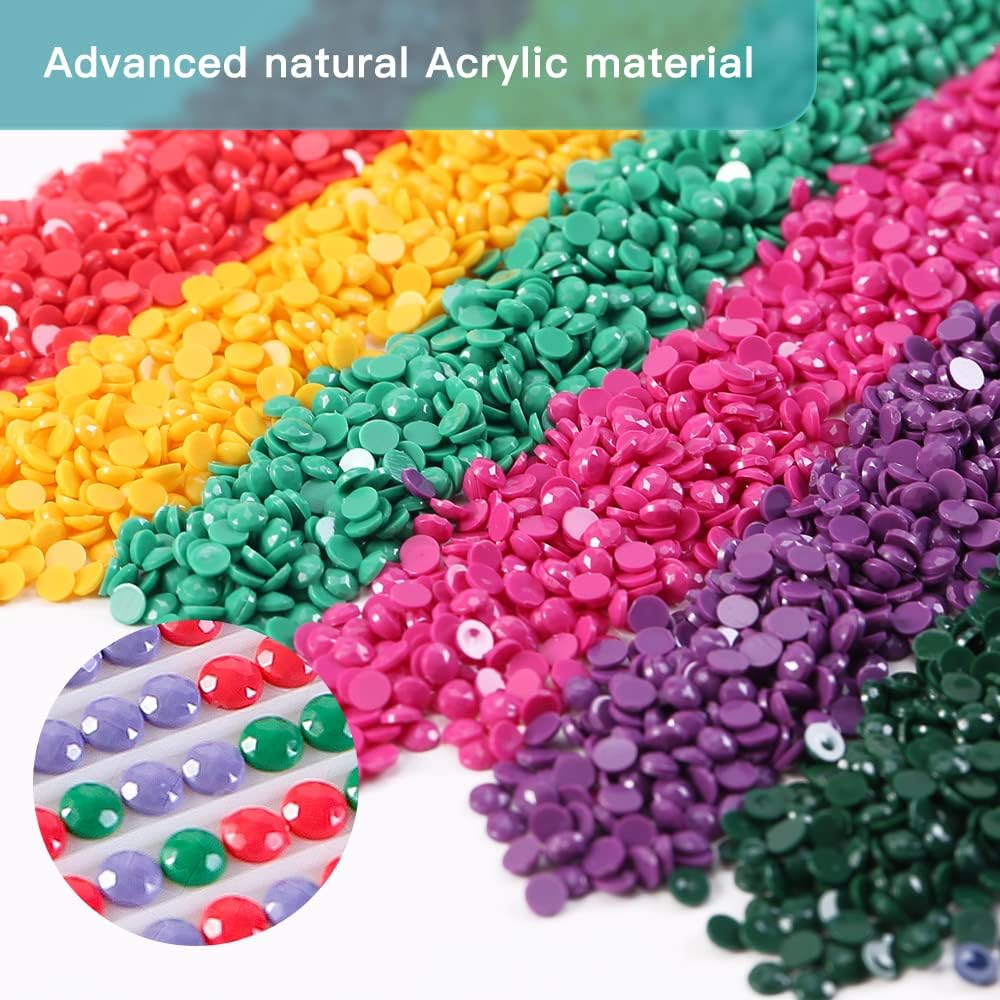 Lot de 447 perles rondes DMC de toutes les couleurs.