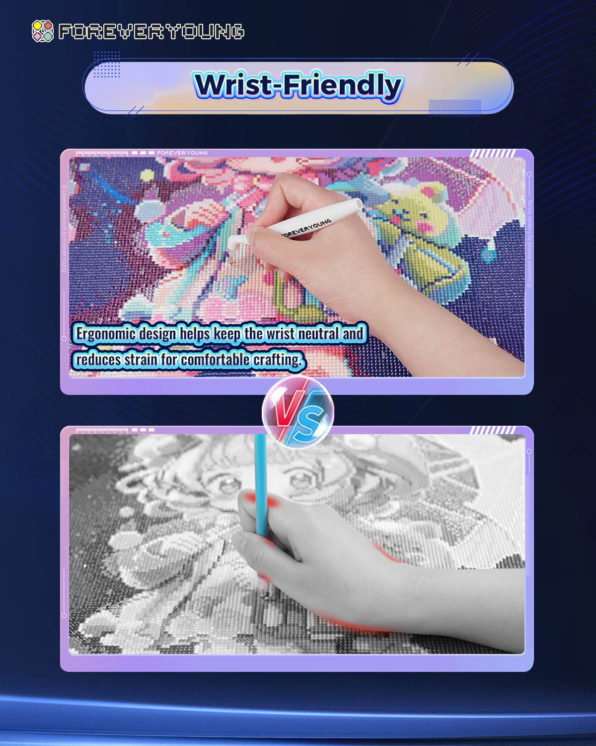 Foreveryoung Ergonomic Diamond Painting Pen