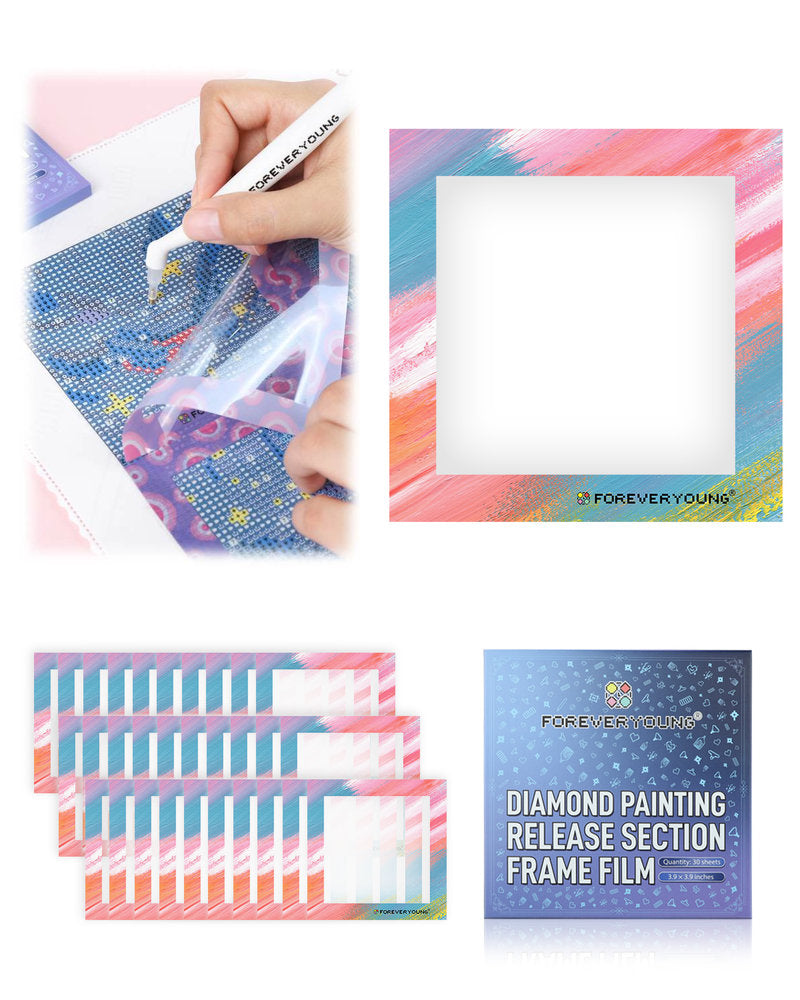 ZoneMaster 2 (Vibrant & Playful)-Diamond Painting Reusable Release Paper Sheets