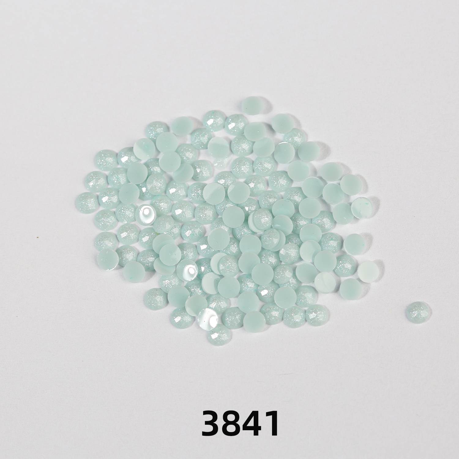 Runde AB-Perlen, 1 Beutel (2000 Stück), einfarbig