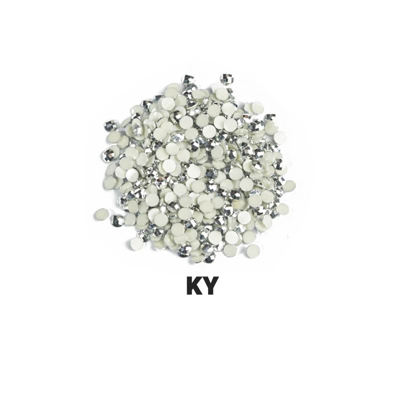 Runde Metallic-Perlen, 1 Beutel (2000 Stück), einfarbig