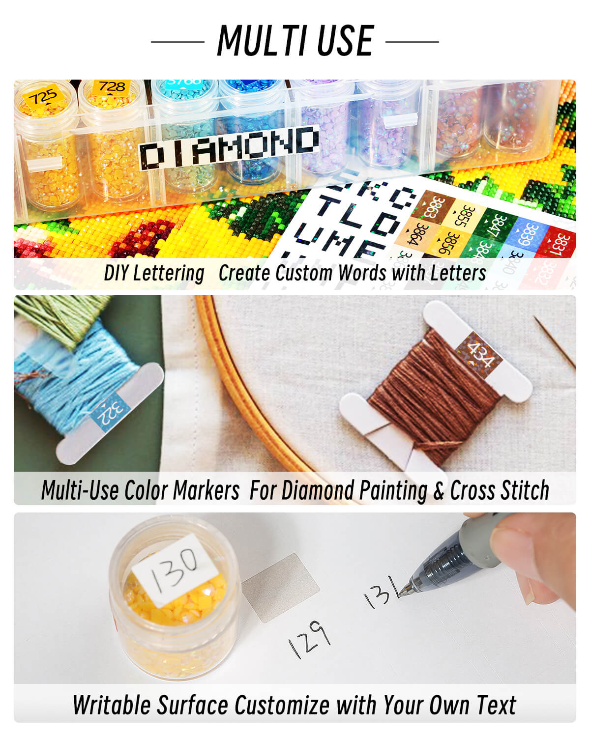 Diamond Painting Square Label