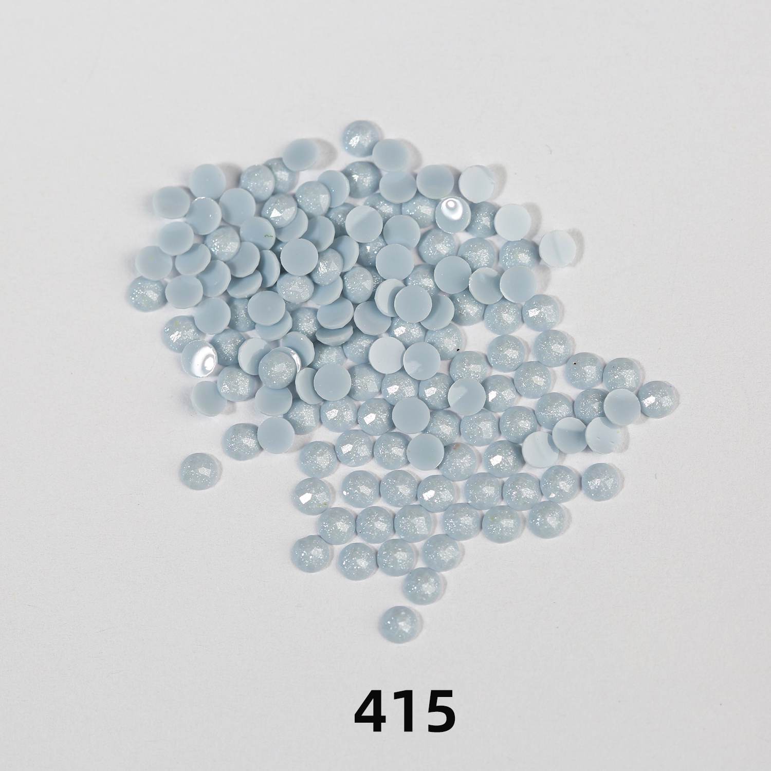 Runde AB-Perlen, 1 Beutel (2000 Stück), einfarbig