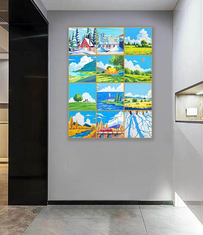 Charme rural au coucher du soleil