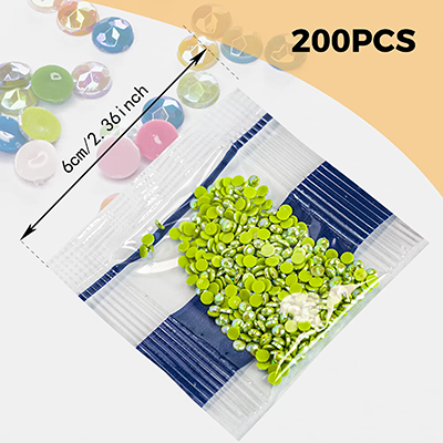 Quadratische AB-Diamant-Malperlen in 20 Farben