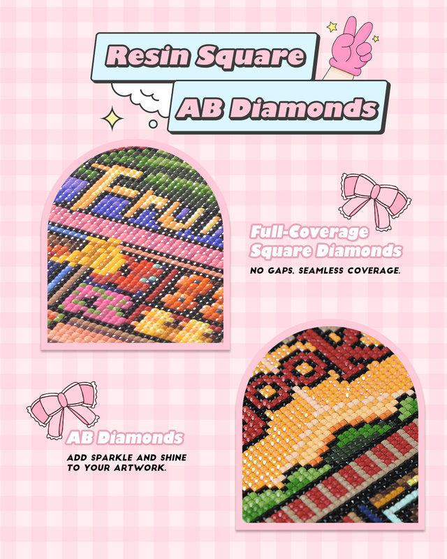 Minigem® : Little Shop Stories Small Diamond Art Kits, 5x7 Inch Cards