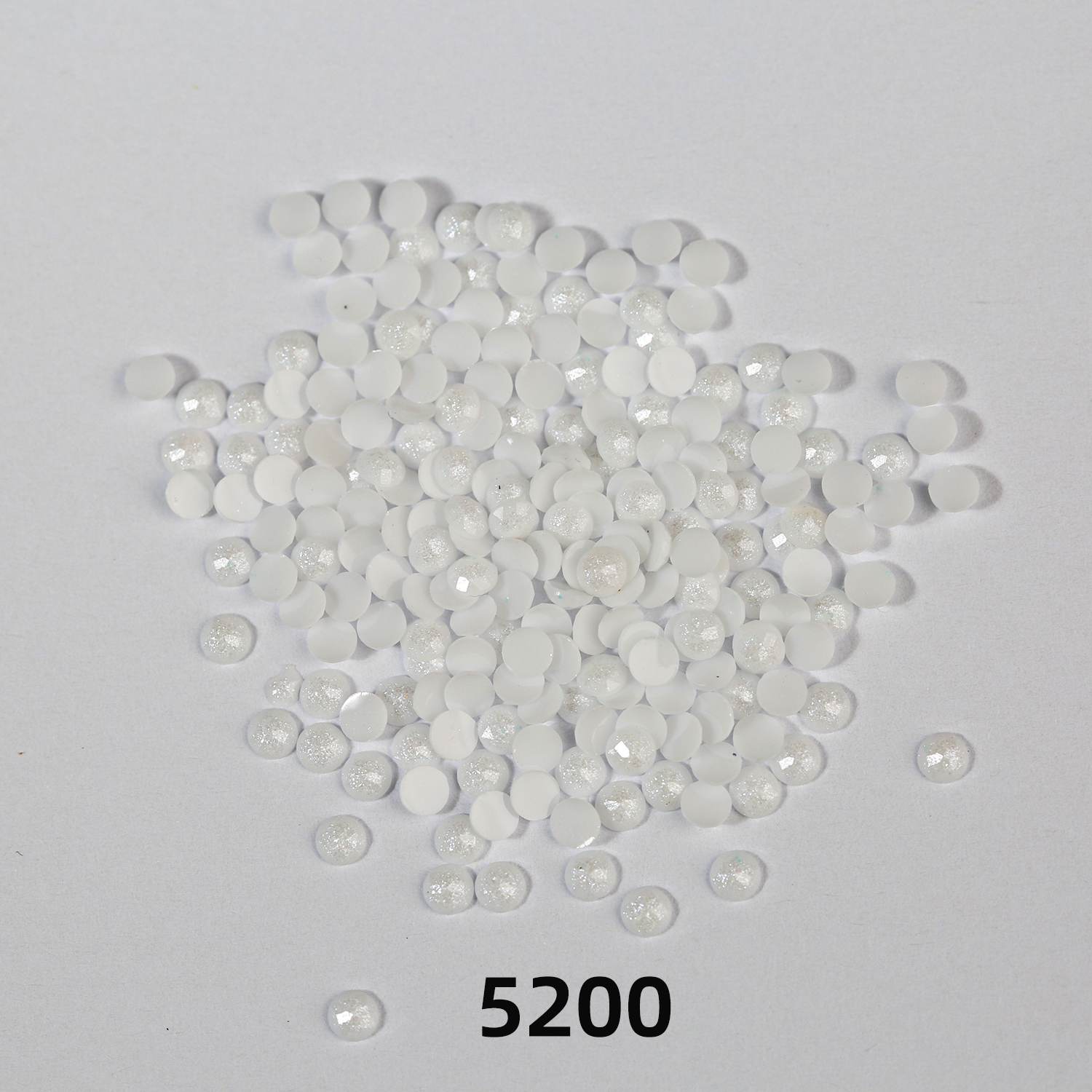 Runde AB-Perlen, 1 Beutel (2000 Stück), einfarbig