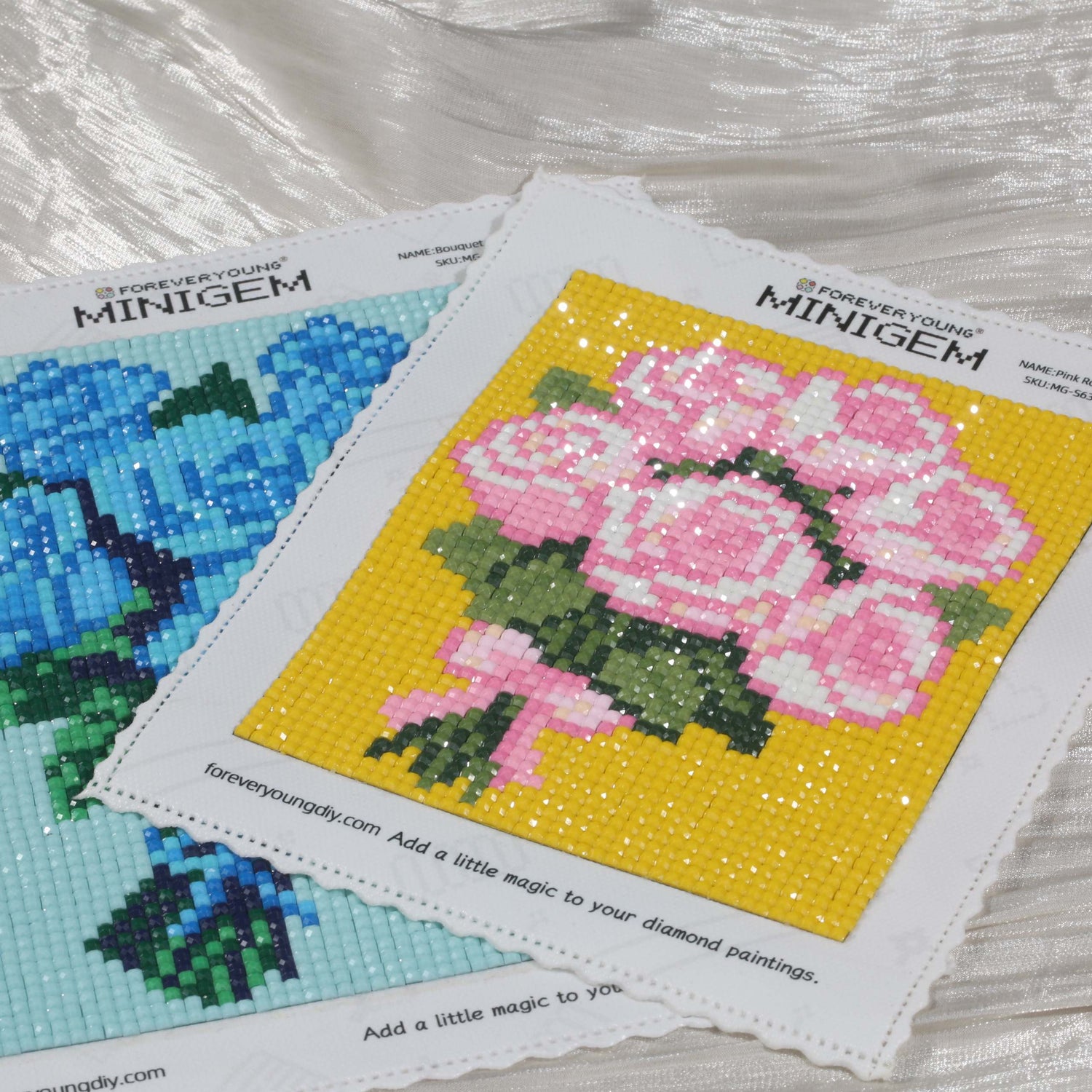 Minigem® :Pink Rose Bouquet