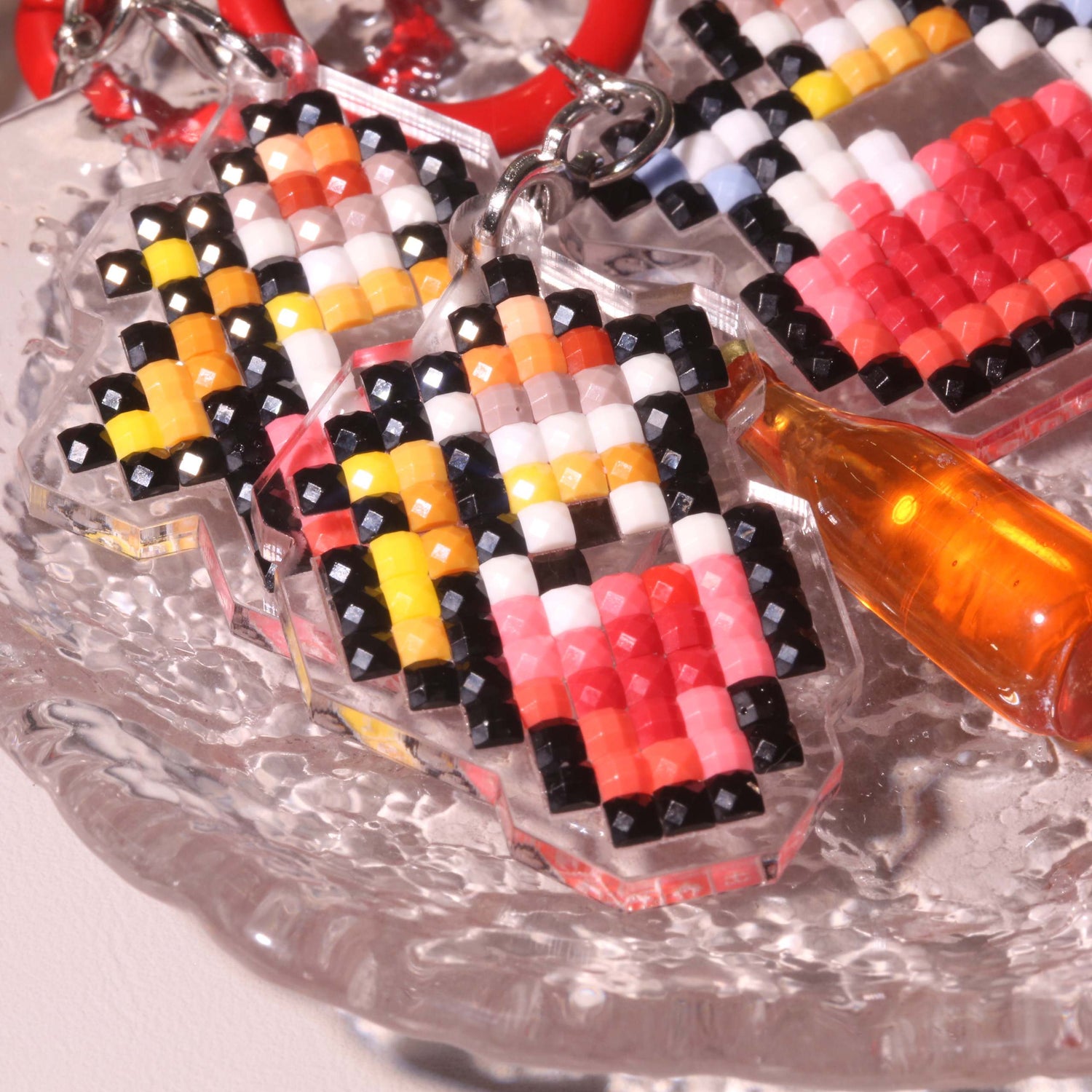 Mini Potion Acrylic Diamond Painting Keychain