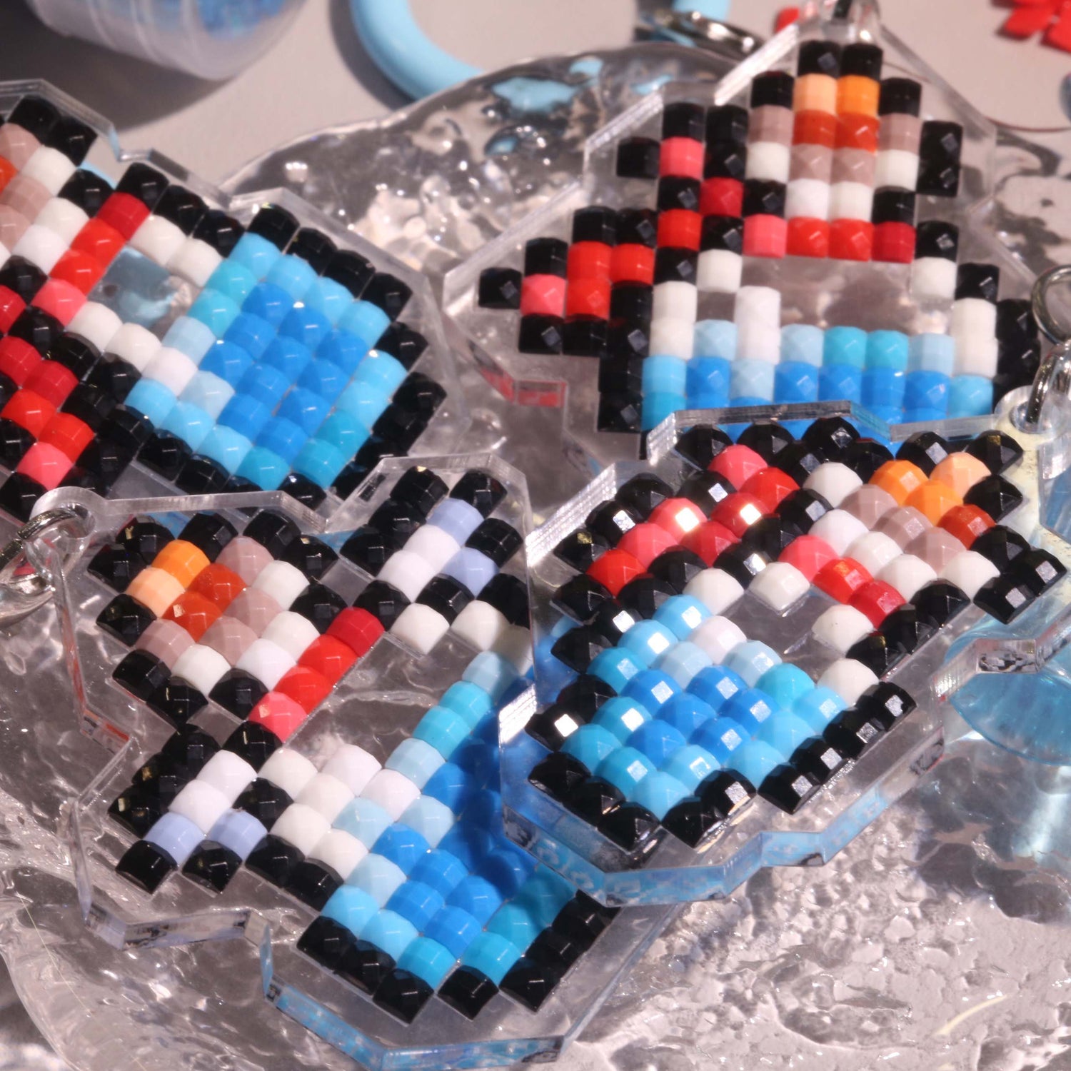 Mini Potion Acrylic Diamond Painting Keychain