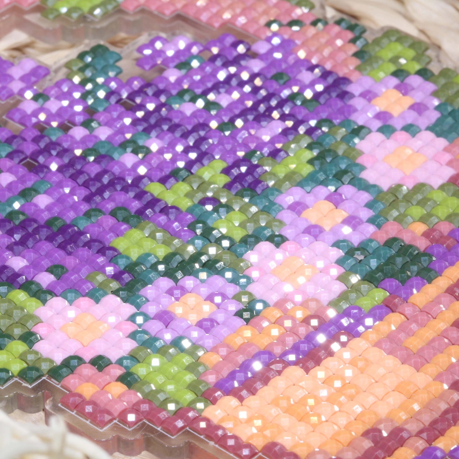 Lavender Basket Acrylic Diamond Painting Stand