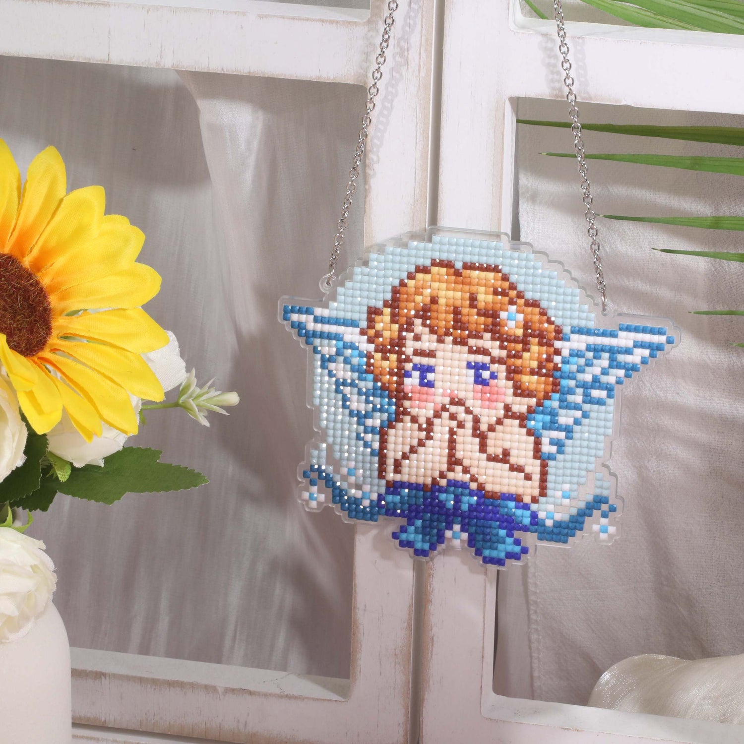 Angel Acrylic Diamond Painting Door Sign