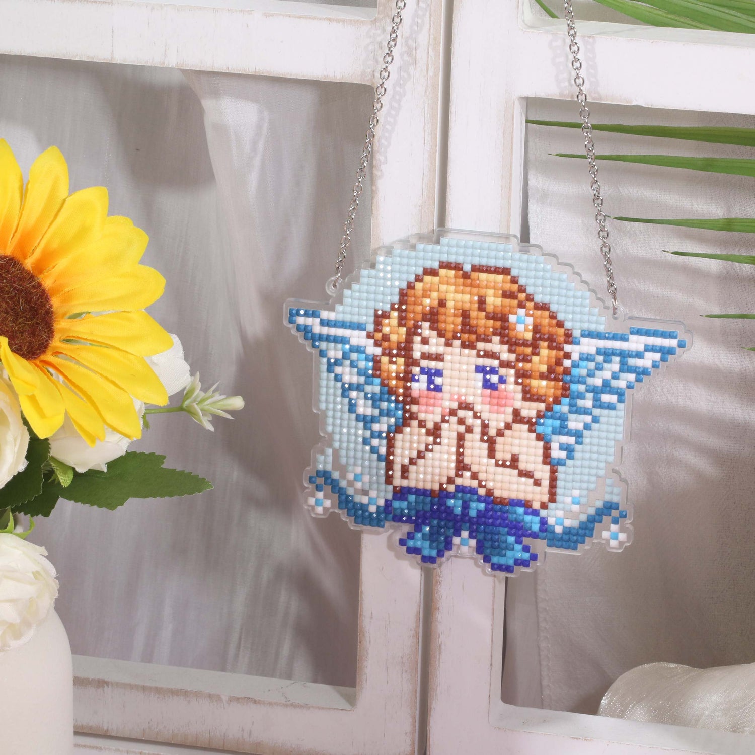 Angel Acrylic Diamond Painting Door Sign