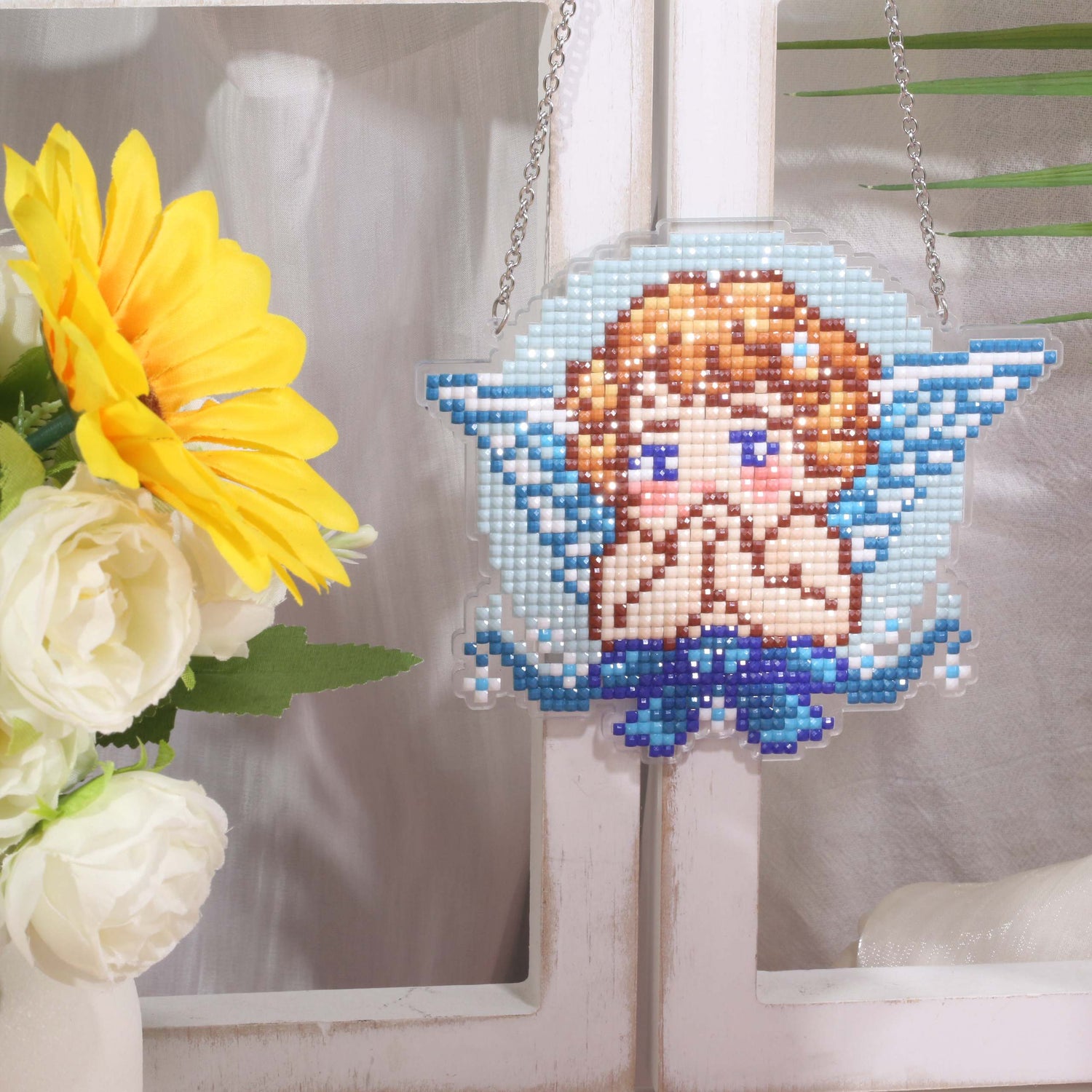 Angel Acrylic Diamond Painting Door Sign