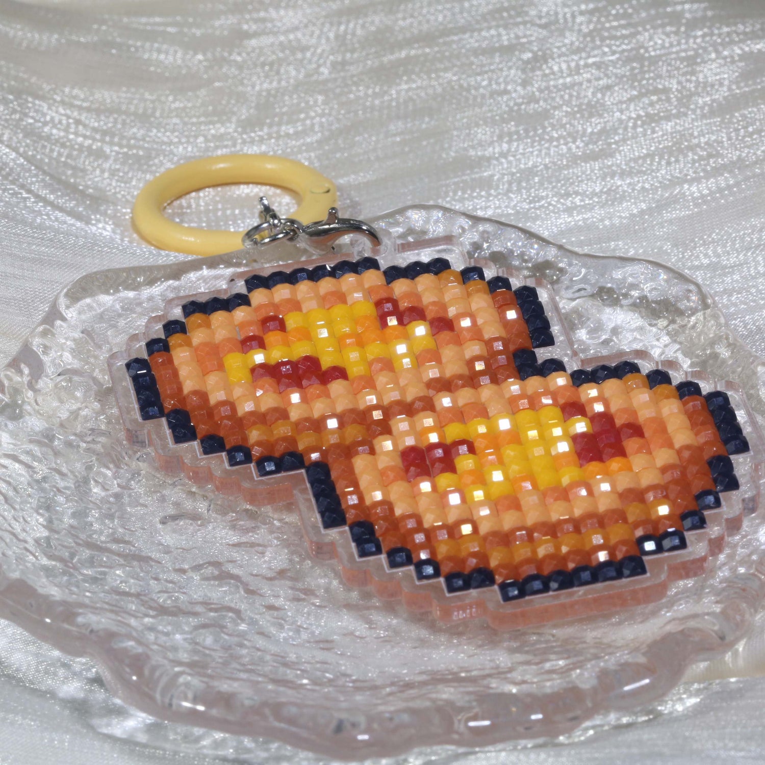Delicious Breakfast Acrylic Diamond Painting Keychain