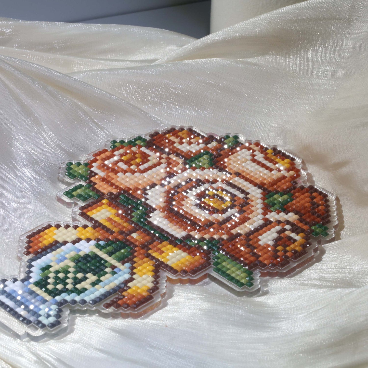 Classic Rose Acrylic Diamond Painting Stand