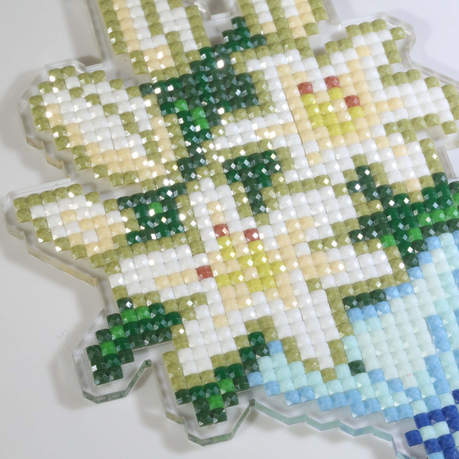 Lily of the Valley Bouquet Acrylic Diamond Art Display Stand