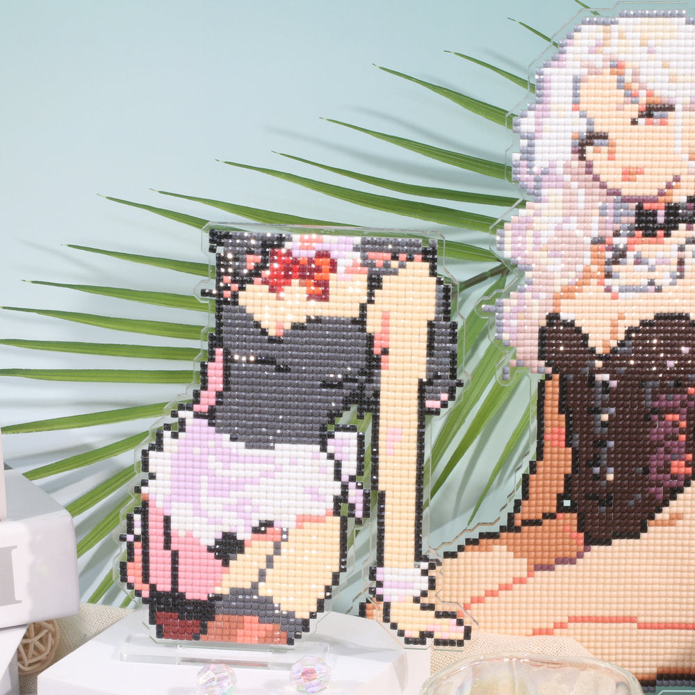 Bow Charm Diamond Art Display Stand