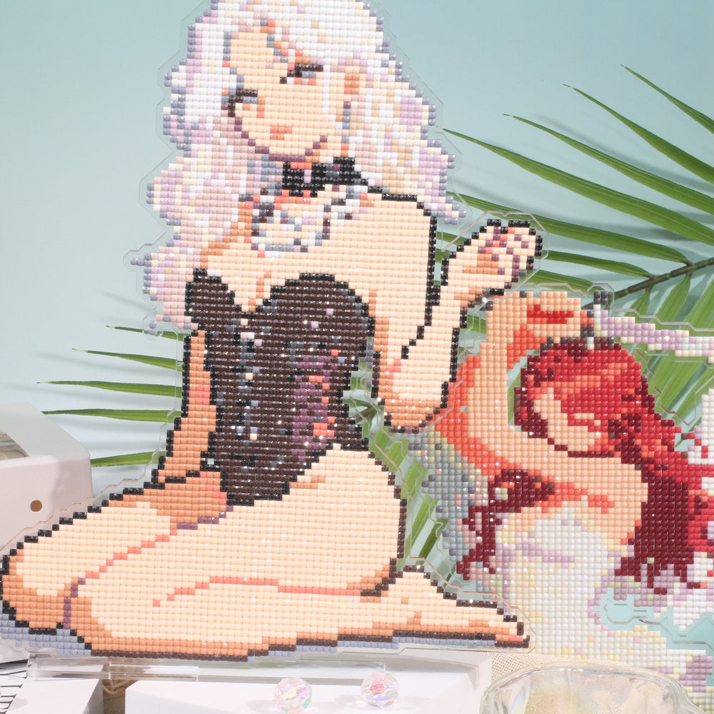 Slim Waist Charm Diamond Art Display Stand