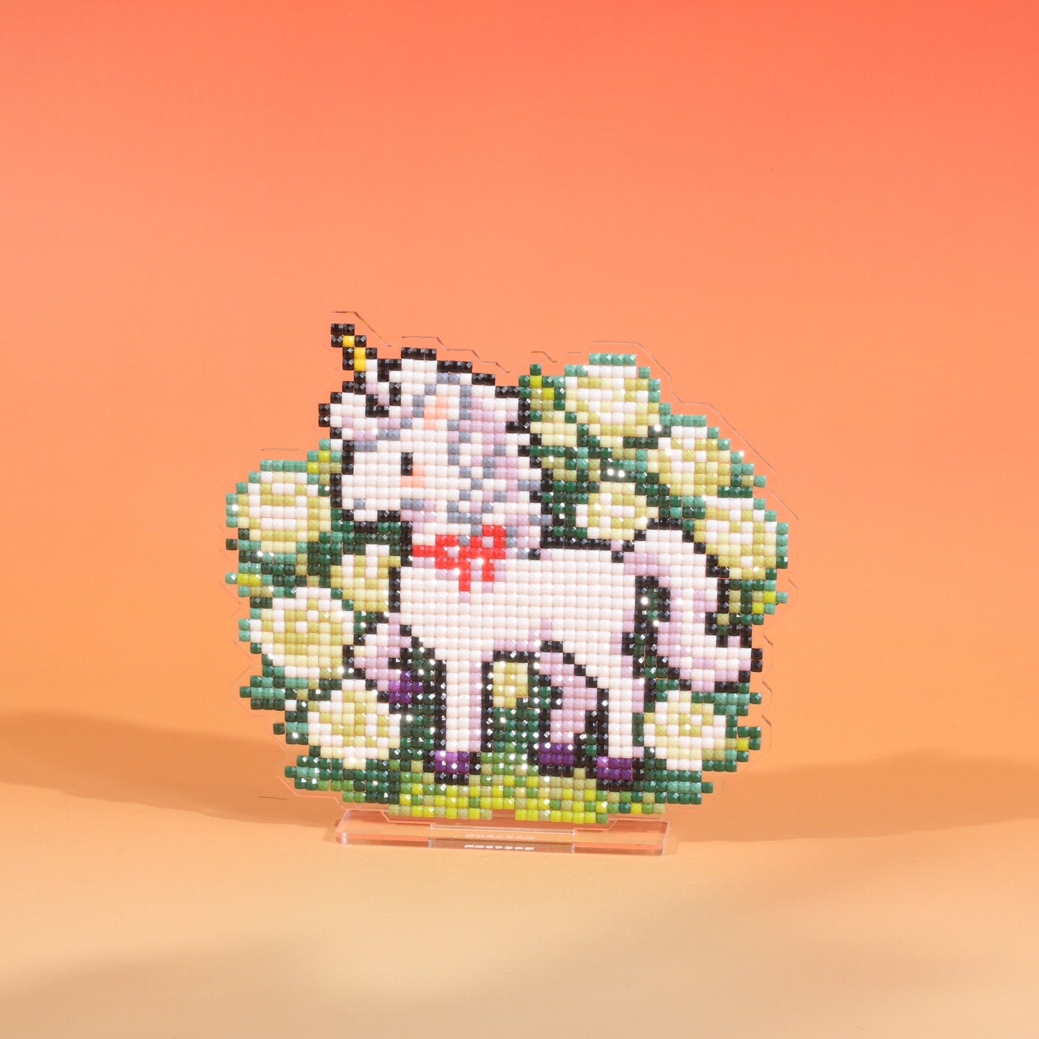 LumiGem Unicorn Rose Acrylic Diamond Painting Stand