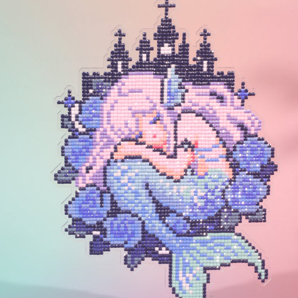 LumiGem Dreaming Mermaid Diamond Painting Stand