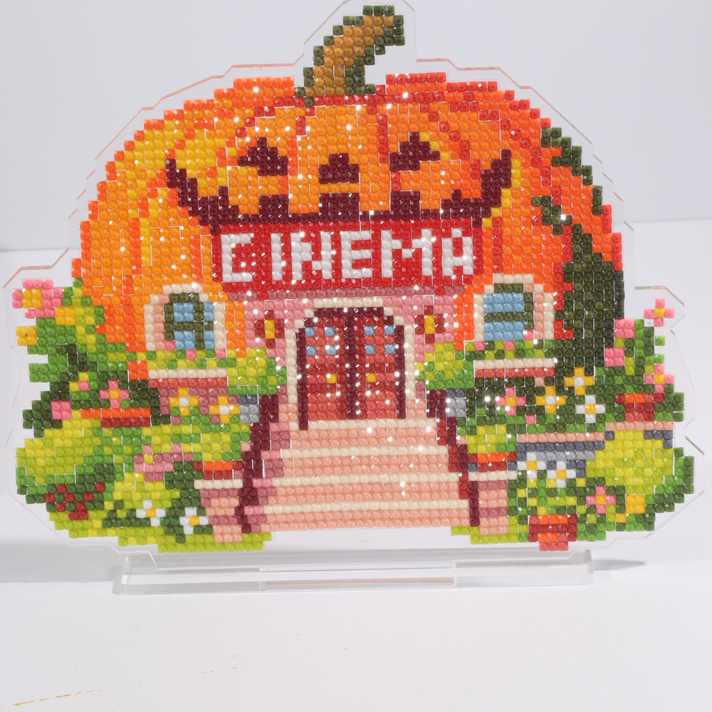 LumiGem Pumpkin Cinema Diamond Painting Stand