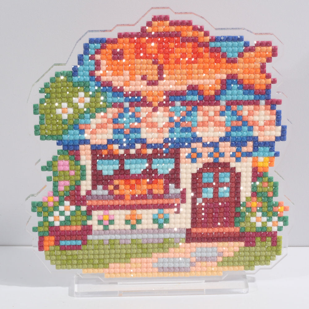 LumiGem Grilled Fish House Diamond Painting Stand