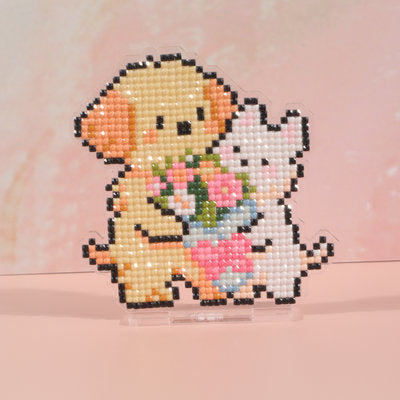 LumiGem Blossom Puppy Diamond Painting Stand