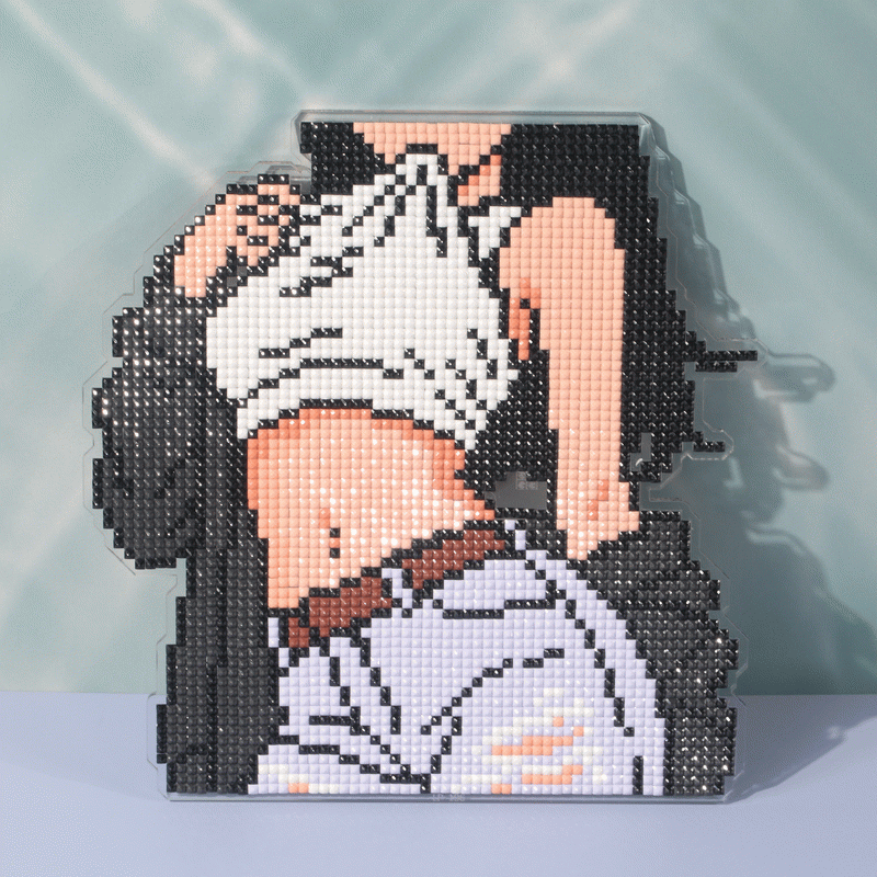 Lumigem Kawaii Pixel Character Diamond Painting Kit
