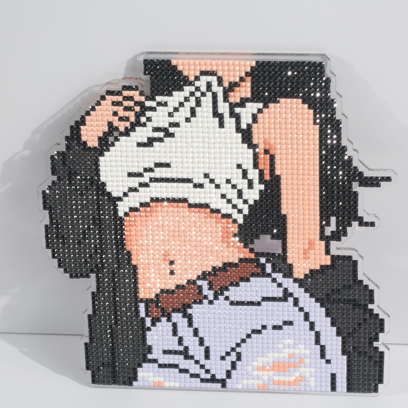 Lumigem Kawaii Pixel Character Diamond Painting Kit