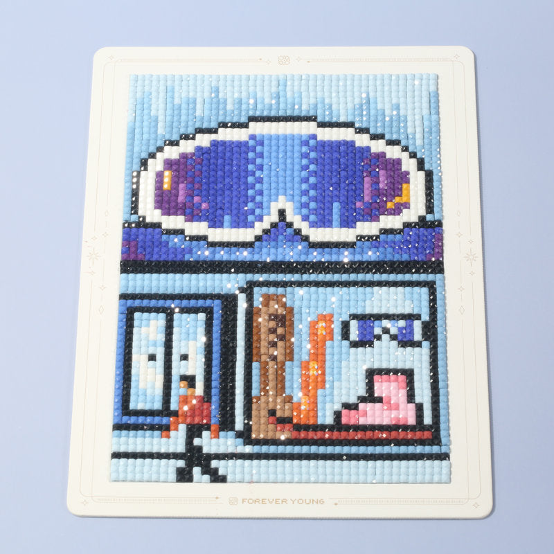 Minigem® : Little Shop Stories Small Diamond Art Kits, 5x7 Inch Cards