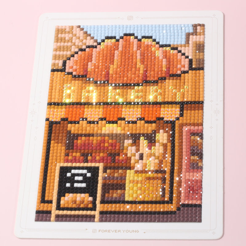Minigem® : Little Shop Stories Small Diamond Art Kits, 5x7 Inch Cards