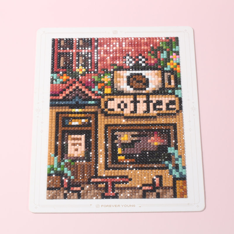 Minigem® : Little Shop Stories Small Diamond Art Kits, 5x7 Inch Cards