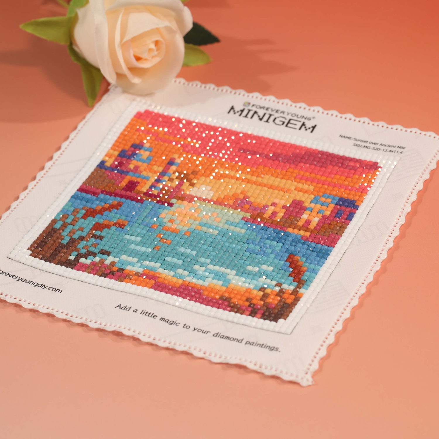 Minigem® :Sunset over Ancient Nile