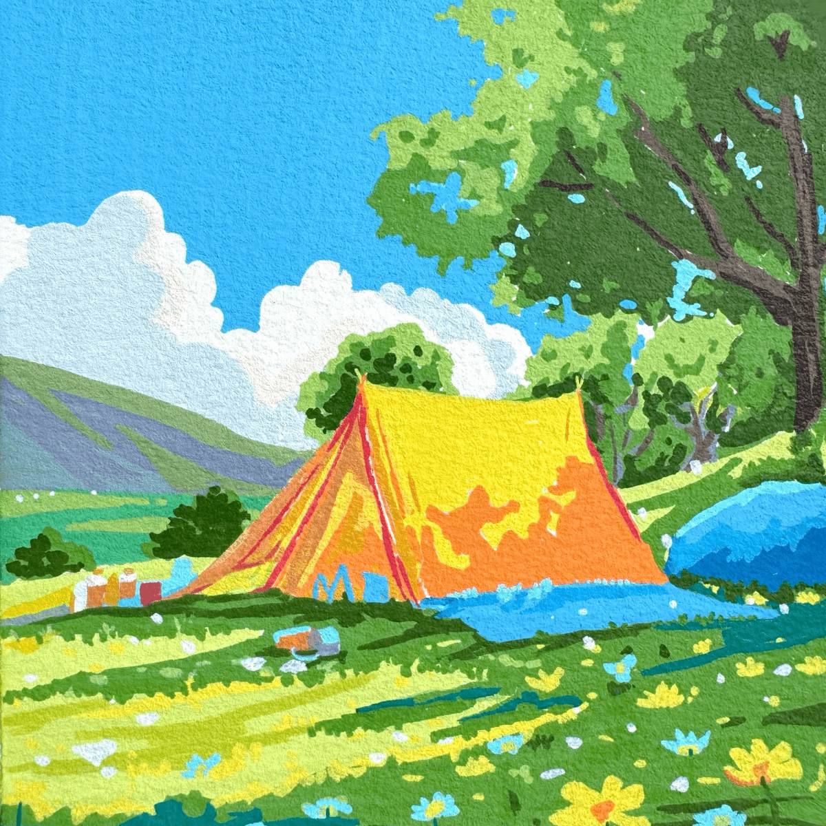 Charme rural au coucher du soleil