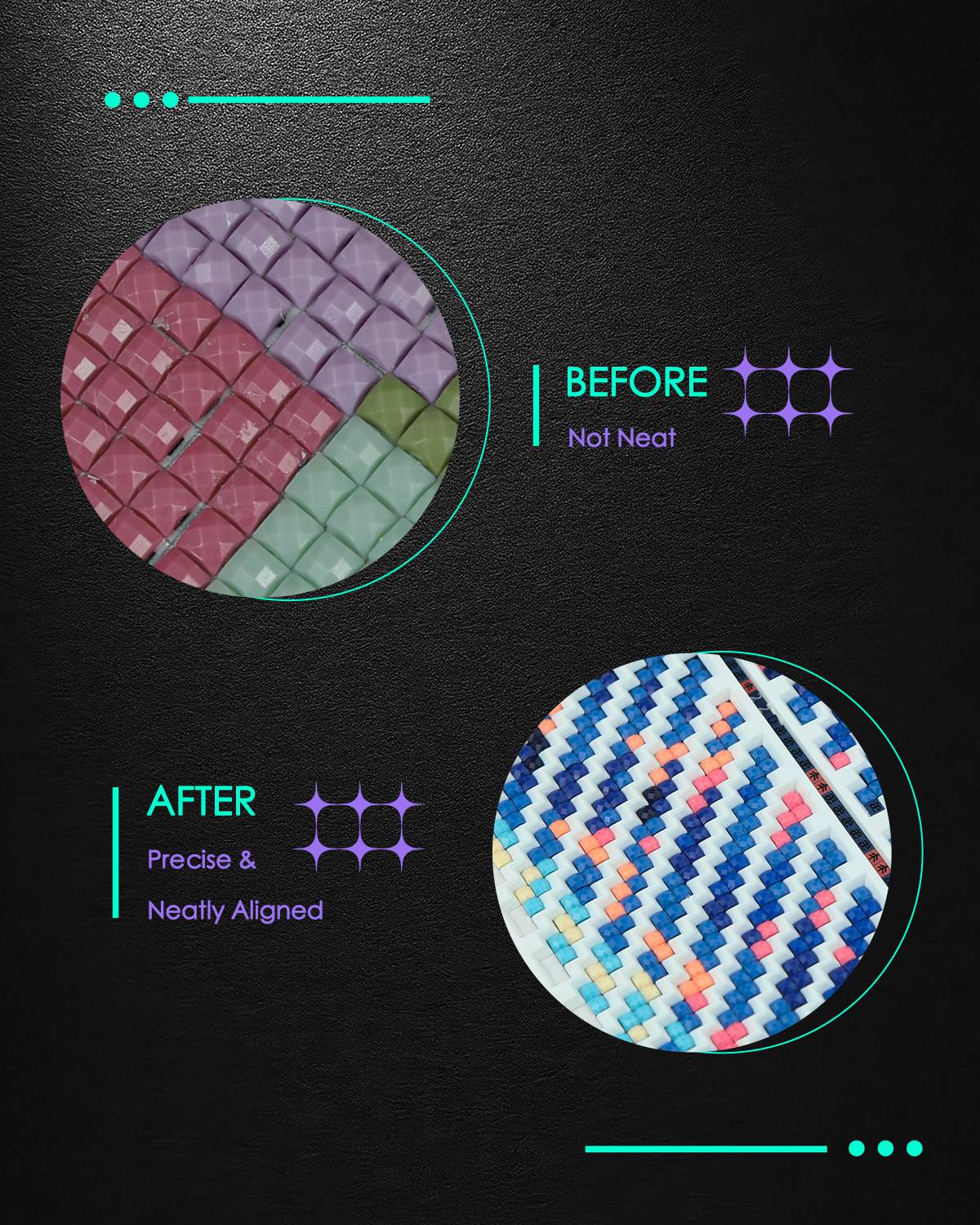 Diamond Painting Mesh Ruler